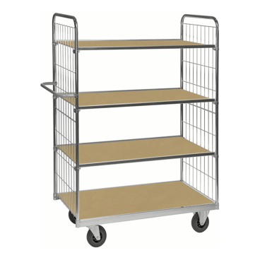 Kongamek ESD-Etagenwagen Serie 9000-S mit 4 Etagen 1200x600mm Ladefläche mit Bremse 1 Stück - Bild-Darstellung des Produktes 1