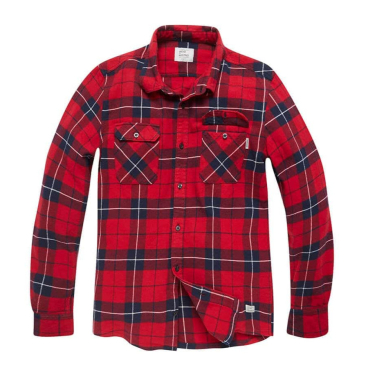 Vintage Industries Sem kariertes Flanellhemd 100% Baumwolle enzymgewaschen Regular Fit Vintage Industries Sem flannel shirt - Bild-Darstellung des Produktes 1