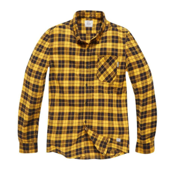 Vintage Industries Riley Flanellhemd, kariert, gelb, S Vintage Industries Riley flannel shirt - Bild-Darstellung des Produktes 1