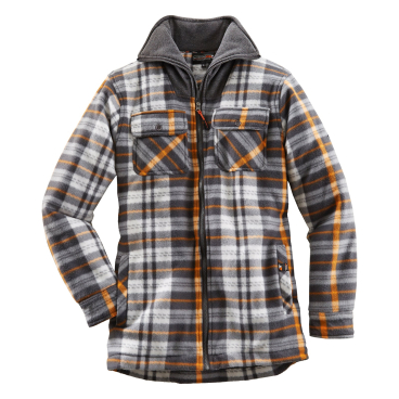 Terrax Thermohemd Herren, kariert dunkelgrau/schwarz, Gr. XL/XXL, 100% Polyester XL - Bild-Darstellung des Produktes 1