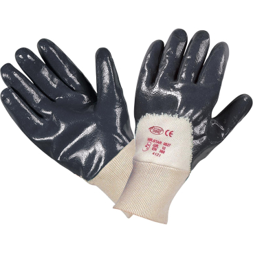 Stronghand Nitrilstar Montagehandschuhe CAT 2 EN 388 Nitril/Baumwolle schwarz Stronghand SchutzhandschuheNitrilstar CAT 2 EN 388 - Bild-Darstellung des Produktes 1