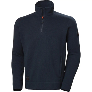 Helly Hansen Kensington Strickfleece-Pullover, Unisex L, blau. L - Bild-Darstellung des Produktes 1