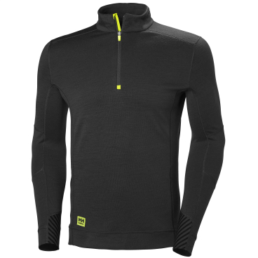 Zip-Shirt LIFA von Helly Hansen, 100% Polypropylen, schwarz, XL XL - Bild-Darstellung des Produktes 1