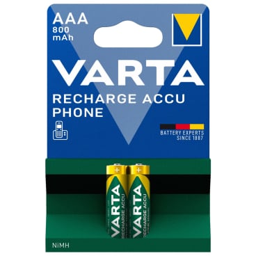 Varta Phonepower Accu T398 Mico/AAA/HR03,800 mAh Varta Phonepower Accu T398 Mico/AAA/HR03,800 mAh - Bild-Darstellung des Produktes 1