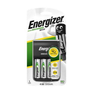 Energizer Ladegerät Base Charger, inkl. 4 AA-Akkus Energizer Ladegerät Base Charger, inkl. 4 AA-Akkus - Bild-Darstellung des Produktes 1