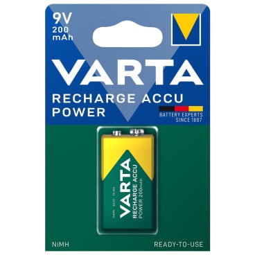 Varta Akku, Ni/MH, 9 V Block/6LR61 Varta Akku, Ni/MH, 9 V Block/6LR61 - Bild-Darstellung des Produktes 1
