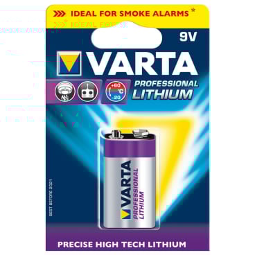 Varta Batterie PROFESSIONAL 9V E-Block, 1-er Blister Lithium Varta Batterie PROFESSIONAL 9V E-Block, 1-er Blister Lithium - Bild-Darstellung des Produktes 1