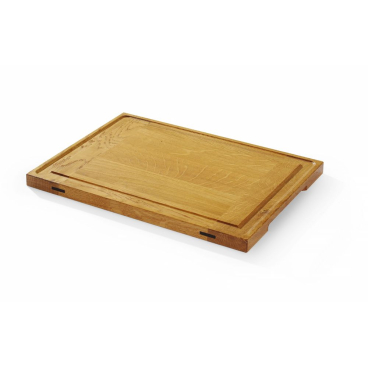 Servierbrett aus Eichenholz, HENDI, 370x270x(H)20mm 505465 - Bild-Darstellung des Produktes 1