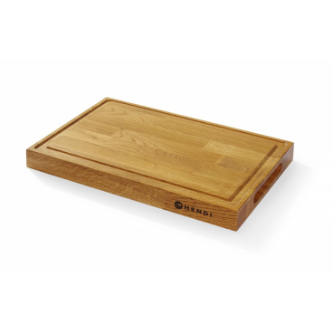 Servierbrett aus Eichenholz, HENDI, 420x280x(H)40mm 505489 - Bild-Darstellung des Produktes 1