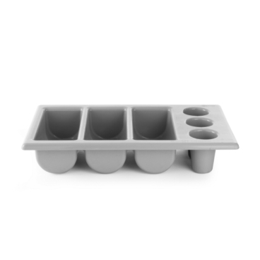 Besteckbehälter, HENDI, Hellgrau, 530x325x(H)105mm 552353 - Bild-Darstellung des Produktes 1