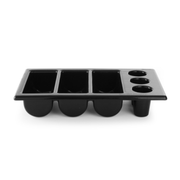Besteckbehälter, HENDI, Schwarz, 530x325x(H)105mm 552360 - Bild-Darstellung des Produktes 1