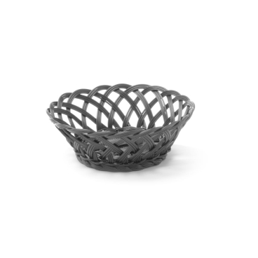 Körbe mit gewebtem Rand, HENDI, rund, Schwarz, 200x200x(H)65mm 426258 - Bild-Darstellung des Produktes 1