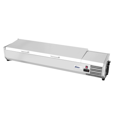 Aufsatz-Kühlvitrine Gastronorm 1/3, Arktic, 7x GN 1/3, 230V/180W, 1605x420x(H)630mm 233979 - Bild-Darstellung des Produktes 1