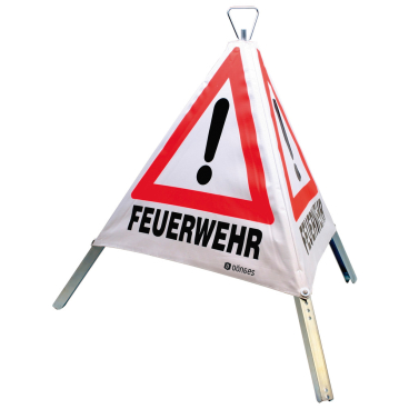 Dönges Faltsignal, 700 mm, retroreflektierend, 3 x Feuerwehr Dönges Faltsignal, 700 mm, retroreflektierend, 3 x Feuerwehr - Bild-Darstellung des Produktes 1