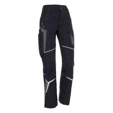 Kübler Bodyforce Damenhose – strapazierfähig, komfortabel mit optimaler Bewegungsfreiheit für den Arbeitsalltag. schwarz/anthrazit - Bild-Darstellung des Produktes 1