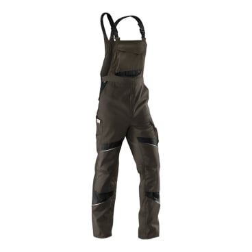 Kübler Latzhose „ACTIVIQ“– CORDURA-verstärkt, EN 14404-kompatibel, 65% Polyester/35% Baumwolle, ca. 270 g/m² Farbe: oliv/schwarz, Größe: 25 - Bild-Darstellung des Produktes 1