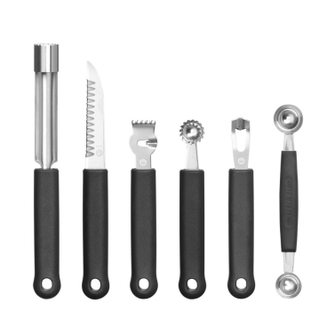 Dekoriermesserset - 6-teilig, HENDI, Schwarz, 280x100x(H)50mm 856291 - Bild-Darstellung des Produktes 1