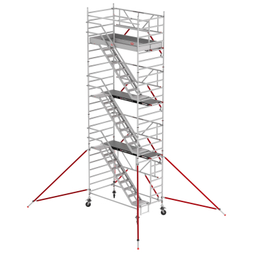 Altrex Treppengerüst RS Tower 53-S Aluminium Safe-Quick mit Fiber-Deck Plattform 8,20m AH 1,35x1,85m 1 Stück - Bild-Darstellung des Produktes 1