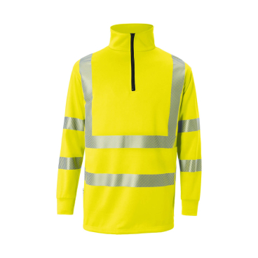 Kübler Reflectiq Zip-Sweatshirt PSA 2 Gelb L L - Bild-Darstellung des Produktes 1