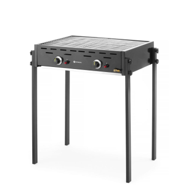 Gasgrill Roast-Master Pro Schwarz, HENDI, Schwarz, 11,6kW, 790x560x(H)900mm 148822 - Bild-Darstellung des Produktes 1