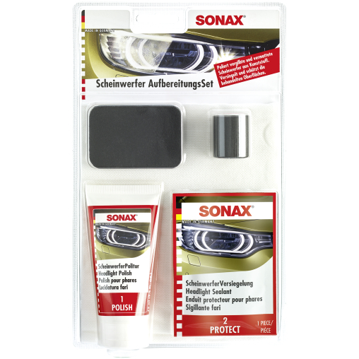 SONAX Scheinwerfer Aufbereitungs Set