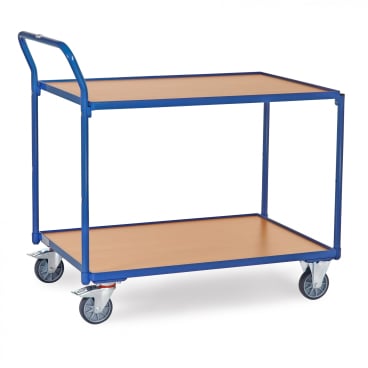 Fetra Tischwagen mit Holzwerkstoffplatten 2 Etagen 1135x700x1040mm Außenmaße 1 Stück - Bild-Darstellung des Produktes 1