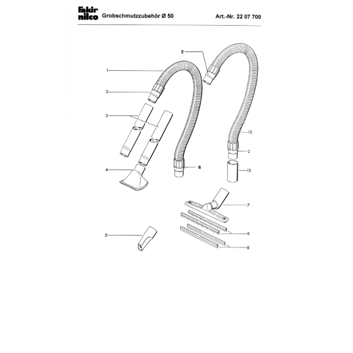 nilco Industrie-Grobschmutz-Set, 6-teilig