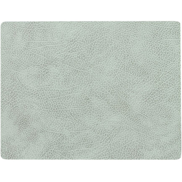 Lind DNA Square Hippo Platzset, nachhaltig und wasserabweisend, aus recyceltem Leder und Naturkautschuk. olive green - Bild-Darstellung des Produktes 1