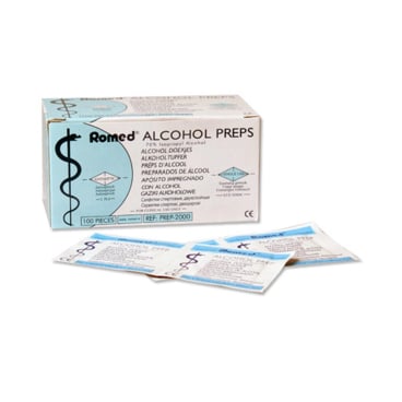 Alkoholtupfer 2-lagig 100 Stück 65 x 30mm Alkoholtupfer 2-lagig 100 Stück 65 x 30mm - Bild-Darstellung des Produktes 1