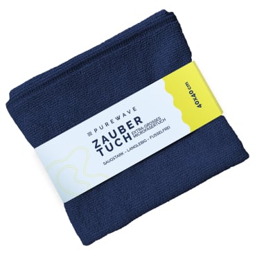 PUREWAVE Microfasertuch dunkelblau - 1 Stück 1 Stück - Bild-Darstellung des Produktes 1