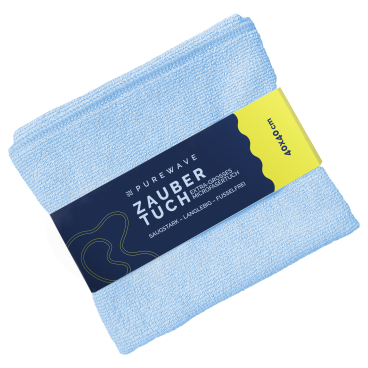 PUREWAVE Microfasertuch hellblau - 1 Stück 1 Stück - Bild-Darstellung des Produktes 1