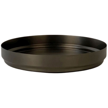 XLBoom RONDO Tablett – Design von Sascha Sartory, stapelbares Serviertablett für Wein- und Eiseimer, handgefertigt. black - Bild-Darstellung des Produktes 1