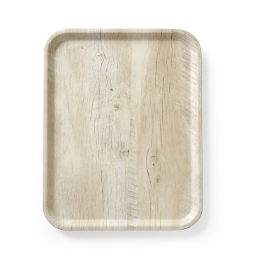 Serviertablett aus Melamin mit Holzoptik , AmerBox, Holz hell, 330x430mm 508862 - Bild-Darstellung des Produktes 1