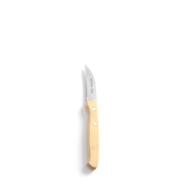 Schälmesser mit Holzgriff, HENDI, gebogenes Modell, Holz, (L)165mm 841020 - Bild-Darstellung des Produktes 1