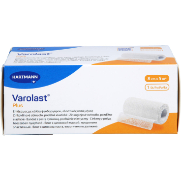 Hartmann Varolast Plus Zinkleimbinde 5 m x 8 cm Hartmann Varolast Plus Zinkleimbinde 5 m x 8 cm - Bild-Darstellung des Produktes 1