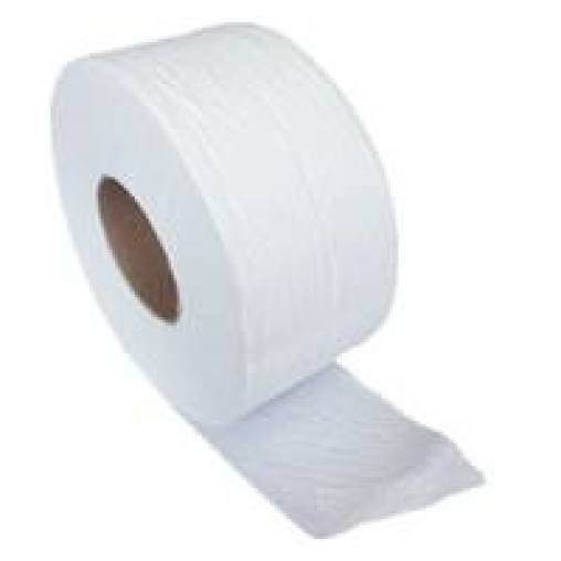 Jumbo-Toilettenpapier, Tissue, 2-lagig, hochweiß