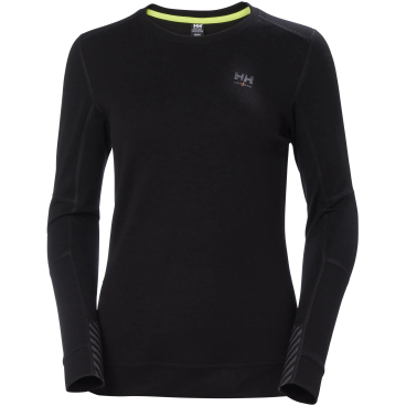 Damen Langarmshirt LIFA MERINO, XL, Schwarz - Helly Hansen XL - Bild-Darstellung des Produktes 1