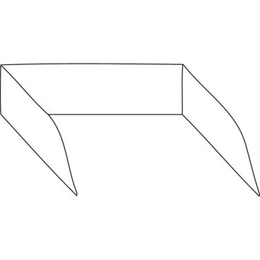 KBS Spritzschutz für Grillplatten mit 40 cm Breite 40 cm Breite - Bild-Darstellung des Produktes 1