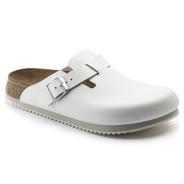 Birkenstock Clog Boston Super Grip, Naturleder, weiß, Weite normal, Größe 46 Birkenstock Clog Boston Super Grip, Naturleder, weiß, Weite normal, Größe 46 - Bild-Darstellung des Produktes 1