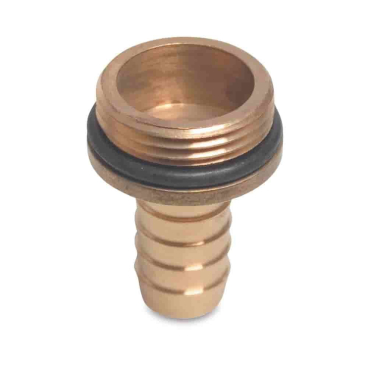 Messing Schlauchtülle mit O-Ring  1 AG x 25 mm Tülle Messing Schlauchtülle 1 AG x 25 mm mit O-Ring - Bild-Darstellung des Produktes 1