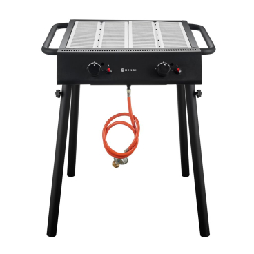 Gasgrill Xantos Black, HENDI, Schwarz, 9,5kW, 770x710x(H)870mm 148631 - Bild-Darstellung des Produktes 1