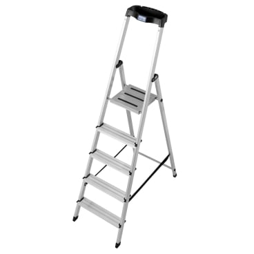 Krause Safety Stufenstehleiter 5 Stufen 1 Stück - Bild-Darstellung des Produktes 1