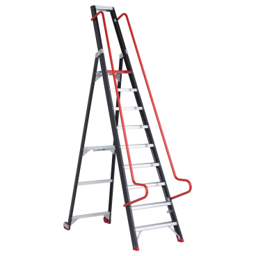 Altrex Taurus Stufenstehleiter mit Rollen TME 9 Stufen 1 Stück - Bild-Darstellung des Produktes 1