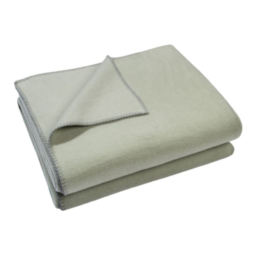 Zoeppritz Soft-Fleece Kuscheldecke 160 x 200 cm, 65 % Polyester/35 % Viskose, grün, pillingfrei, antistatisch 160x200 cm - Bild-Darstellung des Produktes 1