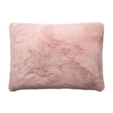 Eagle Products VERMONT Kissenhülle 40×60 cm — Fake Fur vorne, Samt hinten, Reißverschluss, Rosa, Made in Germany 40x60 cm - Bild-Darstellung des Produktes 1