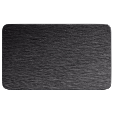 Villeroy & Boch Manufacture Rock Multifunktionsteller, rechteckig 28 x 17 cm, Schiefer-Optik, Porzellan 28x17 cm - Bild-Darstellung des Produktes 1