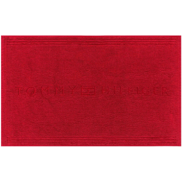 Tommy Hilfiger NEW LEGEND Badematte 80 x 50 cm 100% Baumwolle red - Bild-Darstellung des Produktes 1