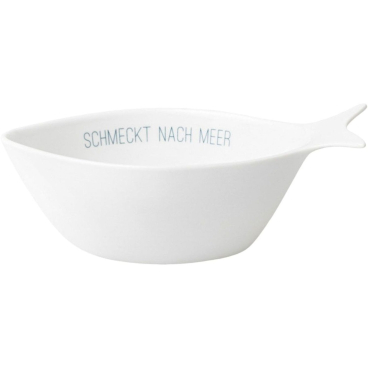 räder Meeresrauschen Fischschale, Porzellan (glasiert), 19 x 10 cm, spülmaschinengeeignet 19 x 10,6 x 7 cm - Bild-Darstellung des Produktes 1