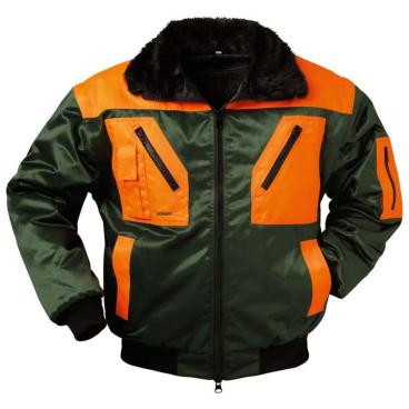Feldtmann Pilotenjacke Rotdorn, Gr. XL, grün/orange Feldtmann Pilotenjacke Rotdorn, Gr. XL, grün/orange - Bild-Darstellung des Produktes 1