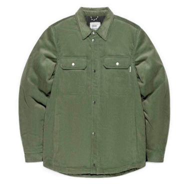 Vintage Industries Steven gesteppte Hemdjacke aus Baumwollcord mit recycelter Polyesterpolsterung, XL Vintage Industries Steven padded shirt jacket - Bild-Darstellung des Produktes 1